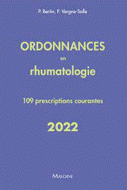 Ordonnances en rhumatologie 2022
