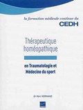 Thérapeutique homéopathique en traumatologie et médecine du sport