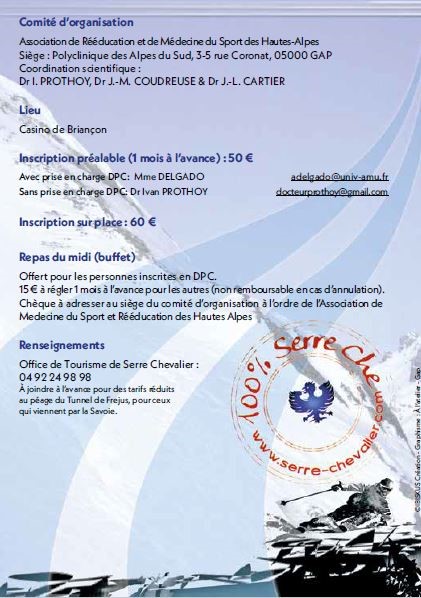 Congrés de médecine et traumatologie des sports extrèmes Congrés de médecine et traumatologie des sports extrèmes